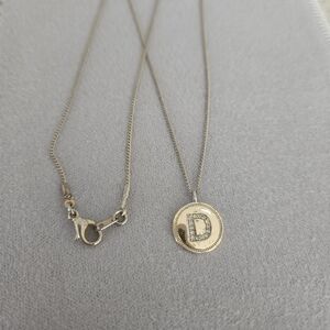 Gold Initial Pendant Necklace